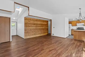 Living Room looking at Front Entry Way