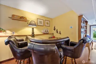 Bar area near family room
