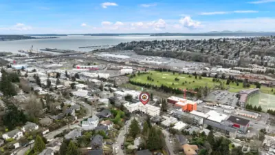 Stunning views of the Sound, Interbay Golf and Magnolia from your private balcony.