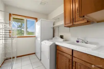 Laundry Room in Daylight Basement