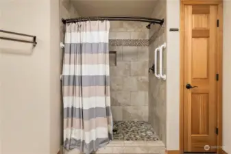 Master with double tile shower