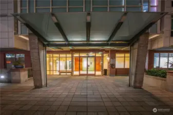 Front Entrance at Night