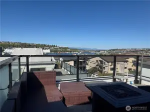 Roof top facing Lake Union