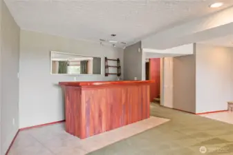 Wet Bar or add a kitchen here for multigenerational living