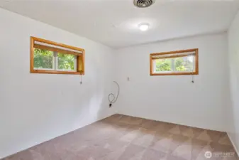 Bonus room is also on the lower level