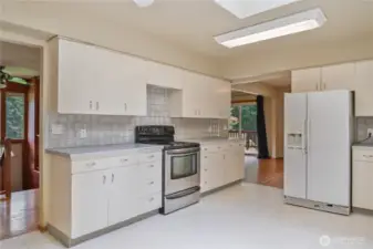 Spacious kitchen