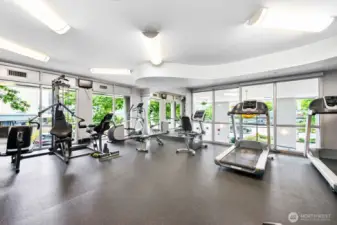 The gym is located on floor 1.