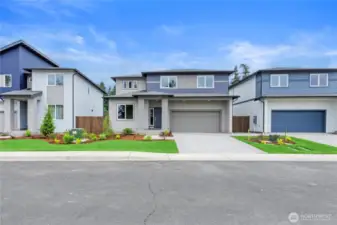 Rendering of home. Not photo of actual home