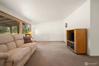 Separate living and family rooms.