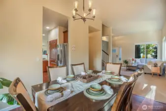 Dining room for the holidays