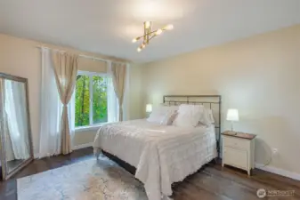 Bedroom downstairs with private bathroom