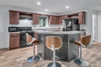 Eat in kitchen island