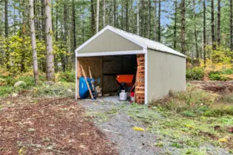 Wood shed is loaded!