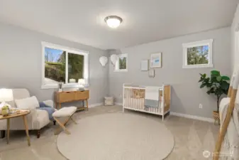 Upper level bedroom.