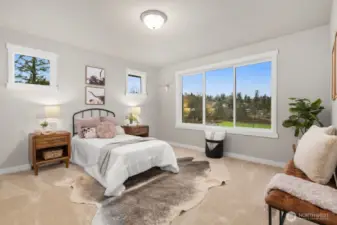 Upper level bedroom.