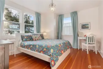 Second bedroom upstairs in the front of the home