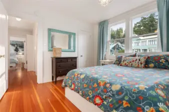 Another view of second bedroom leading to hallway