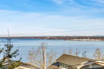 Breathtaking Bellingham Bay, Island, and Canadian mountain views