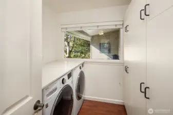 Main floor laundry room.