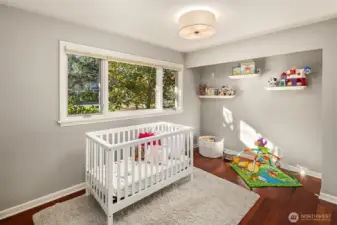 Main floor additional bedroom.