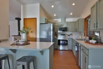 All brand new appliances and cabinet hardware as well.