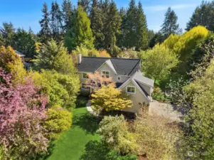 Classic Bainbridge home and setting with one of the nicest backyards anywhere.