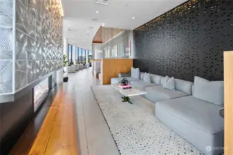 Club lounge area