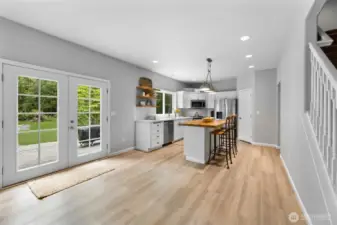 Kitchen with More Eating Space
