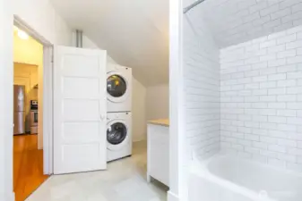 Full size laundry.