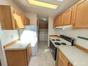 Utility room past kitchen.