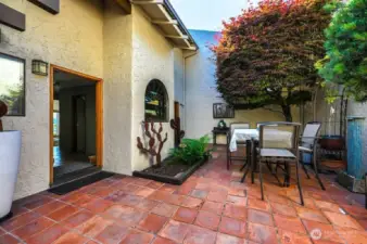 PRIVATE ENTRANCE AND COURTYARD