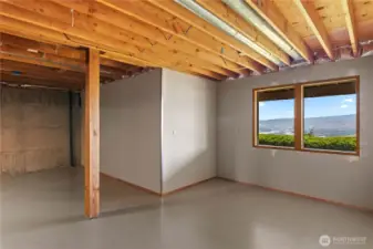 Unfinished basement