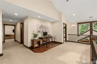 Homework/study space in upper floor