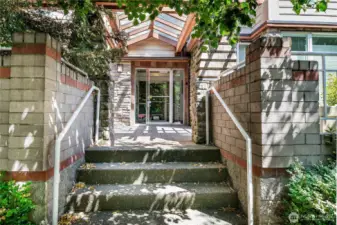 Secure entrance