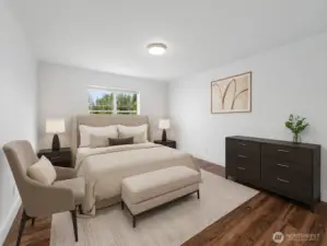 Staged Bedroom 3rd