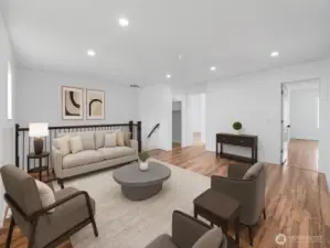 Upper loft Staged