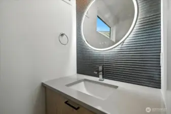 Half bath on the  main floor