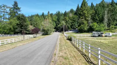 drive on the way to property
