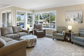 Throughout the home you will enjoy gazing through the new windows and the additional quietude and comfort the insulated glass brings.
