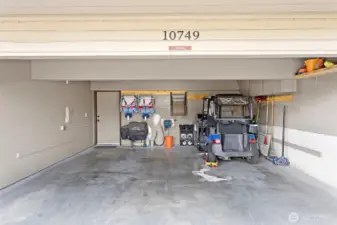 Car charging is already wired on the left side of the garage and owners have appreciated the convenience of charging their vehicles here.