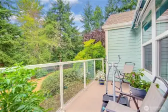 Watch the deer from you back deck overlooking pond and hiking trail