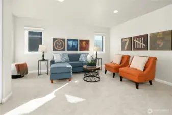 Bonus (or 2nd BR) next to primary BR with French door and closet