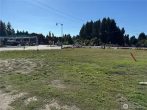 VIEW TOWARDS "TRADING POST" Gas Station & Littlerock Round-About