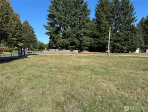 Looking across property--- Littlerock Rd on the left