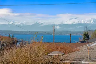 Sound and mountain views