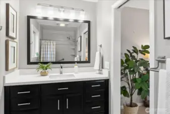 Updated primary bathroom