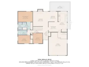 Main level floorplan