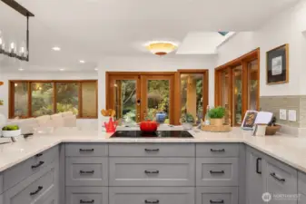 Entertaining made easy with this open floor plan.