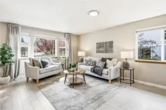 Another view of the lovely living room.