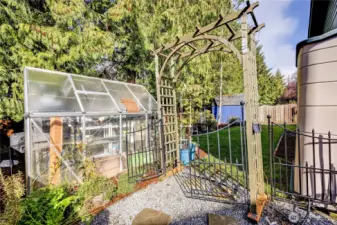 The green house is a wonderful addition!